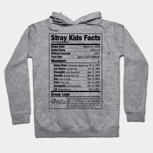 Stray Kids Kpop Nutritional Facts Hoodie